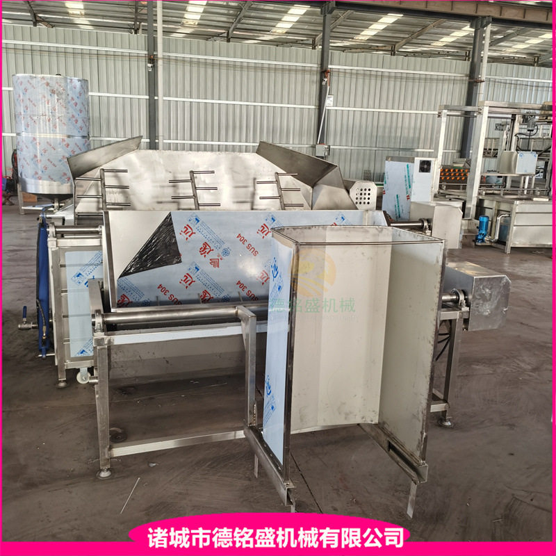 芋头条电加热油炸锅 金乡大蒜粒油炸机 气泡虎皮凤爪电炸锅