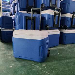28升54L拉杆保温箱冰桶冰包保鲜冷链冷藏箱户外移动冰盒子两用PU