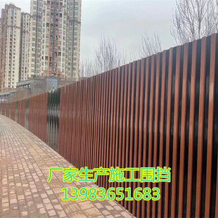 厂家生产工地施工仿声屏围挡A4-1围挡可移动市政工程围挡彩钢围挡