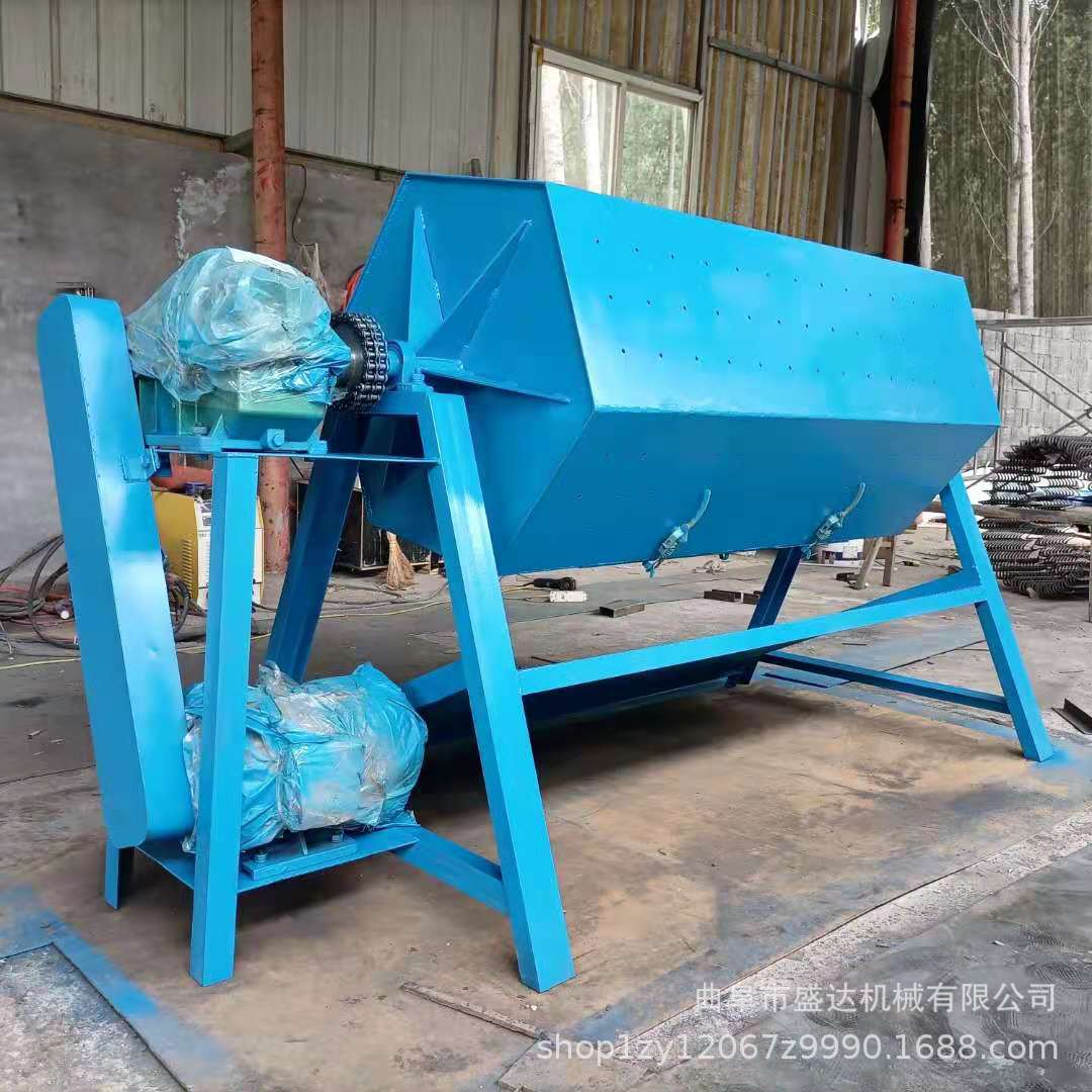 铁零件去油污毛刺小型旋转滚筒打磨机 供应六角生锈铁件抛光机
