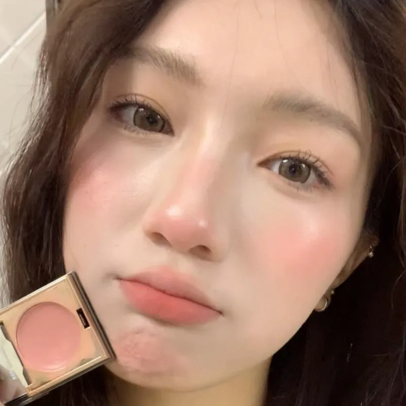 韩囸大牌正品少女腮红粉嫩自然膨胀色粉饼面部彩妆不假白脸部提亮