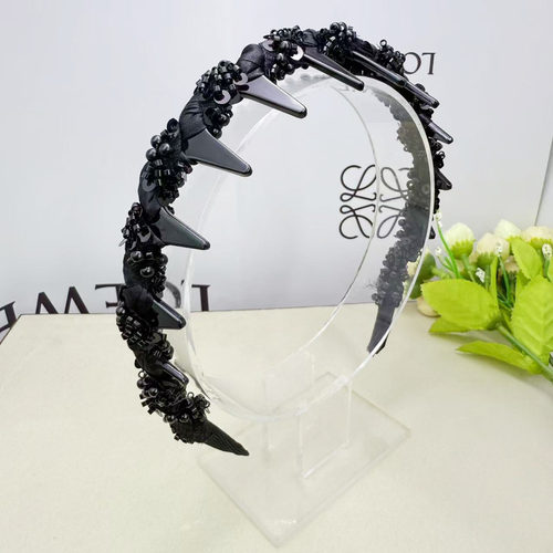 诗泊雅 新款2025路易斯繁星发箍轻奢气质小香风手工发箍正反两带