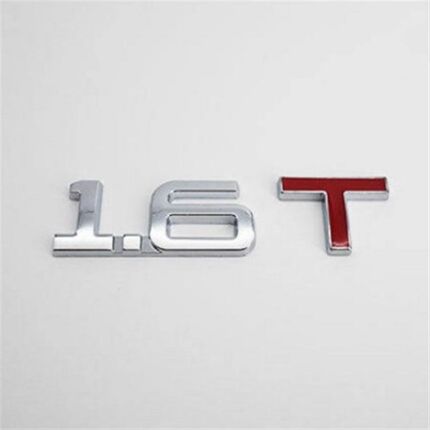 汽车3D金属车贴车标贴创意改装排量尾标贴1.8T2.0T3.0T贴标V6 4WD
