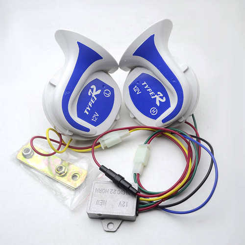 喇叭汽车回音变音12v八音8高音电动车多音摩托车改装喇叭音蜗牛