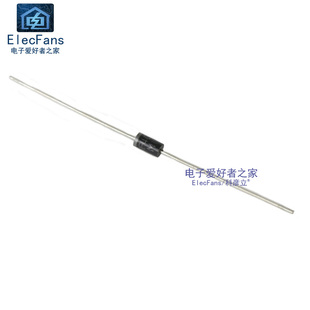器件 1N4001 电子元 防倒灌 直插整流二极管 50V 20个