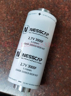 韩国nesscap 2.7V3000F 超级法拉电容 点焊机电容 正负极为螺柱