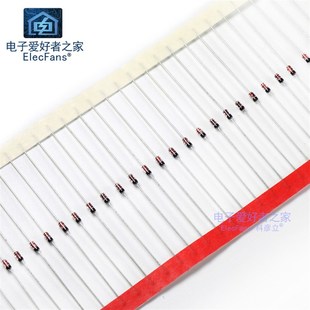 检波二极管 1N60P 35封装 20个 锗二极管 肖特基 50mA 45V