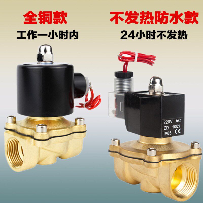 定时电磁水阀门时间开关自来水管龙头浇花自动放水电子排水阀220v