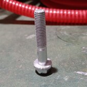 2寸3寸4寸汽油机直连水泵中心轴叶轮安装 固定螺丝两寸自吸抽水泵