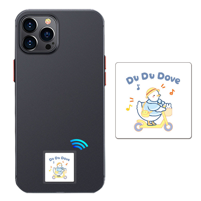 超薄手机门禁卡贴icid卡小区电梯卡nfc芯片贴CUID门禁空白卡贴