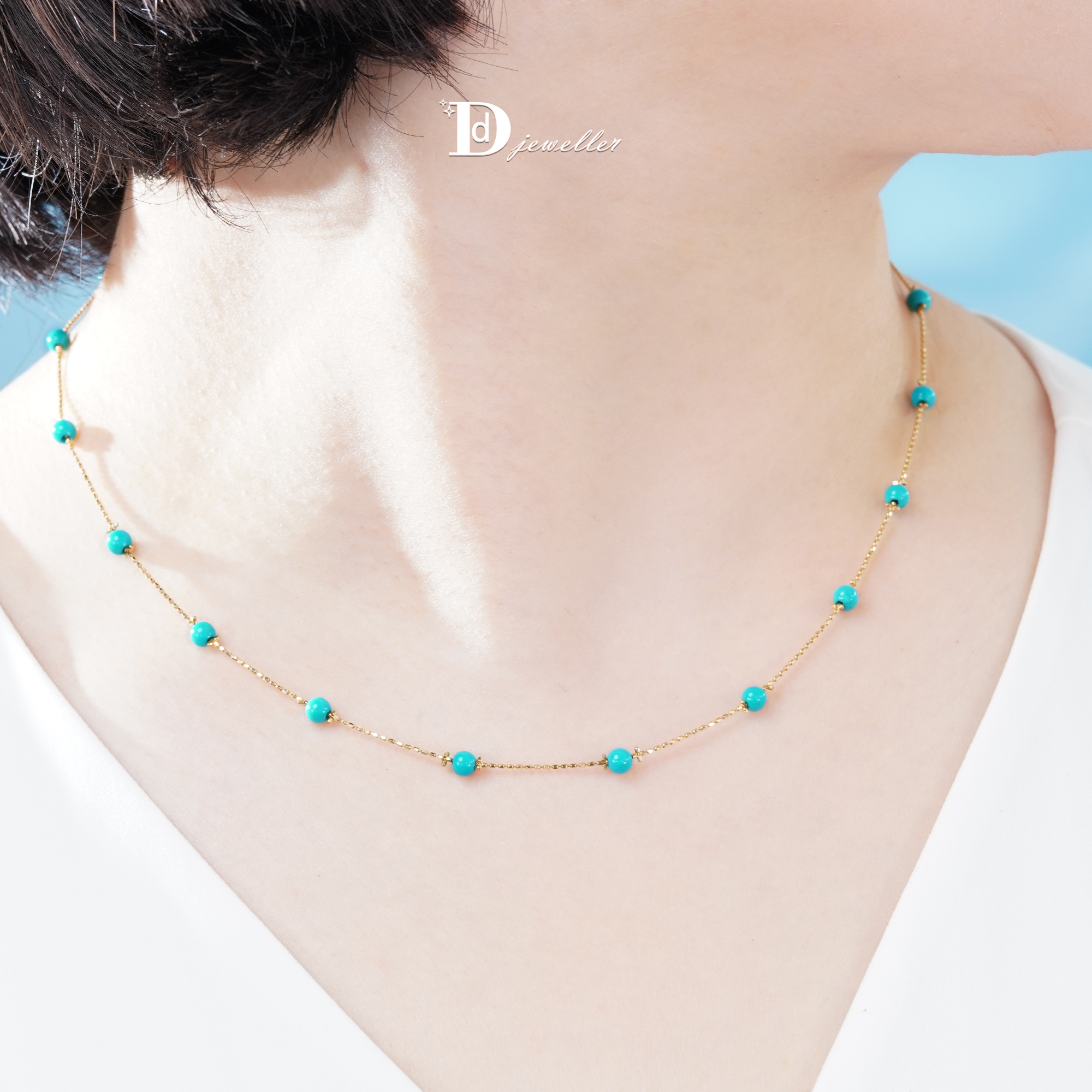 满天星项链颈间绽放的梦幻星河