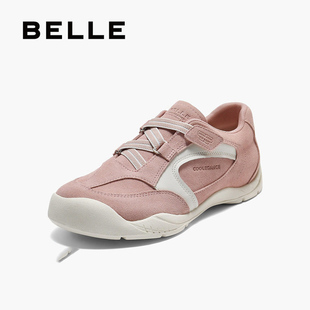 德训鞋 魔术贴舒适休闲鞋 春季 女新款 3RTB1CM5 小白鞋 百丽专柜正品