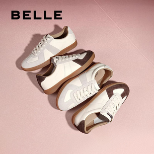秋季 新款 运动鞋 百丽专柜正品 休闲鞋 复古德训鞋 小白鞋 C1H2DAM5 女鞋