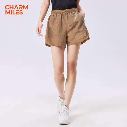CHARMMILES彻美夏季速干裤轻薄百搭运动短裤美式休闲宽松女