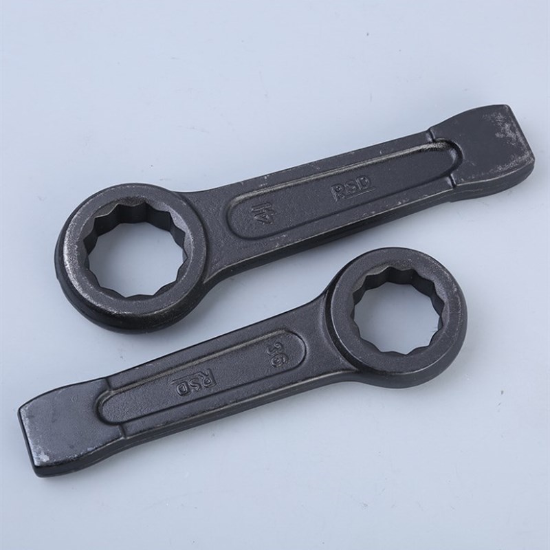 重型敲击梅花开口大螺丝重型机械扳手敲击扳手24/32/36/41/46/55