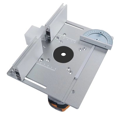 大锣机电木铣倒装板工作台木工雕刻机木工台面倒角修边开槽铝面板