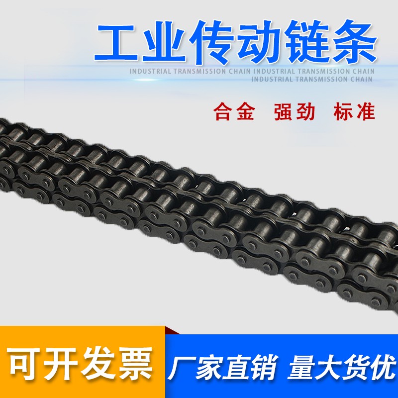 工业链条 传动链条5分10B 6分12B 1寸16B20B -24B 单排双排