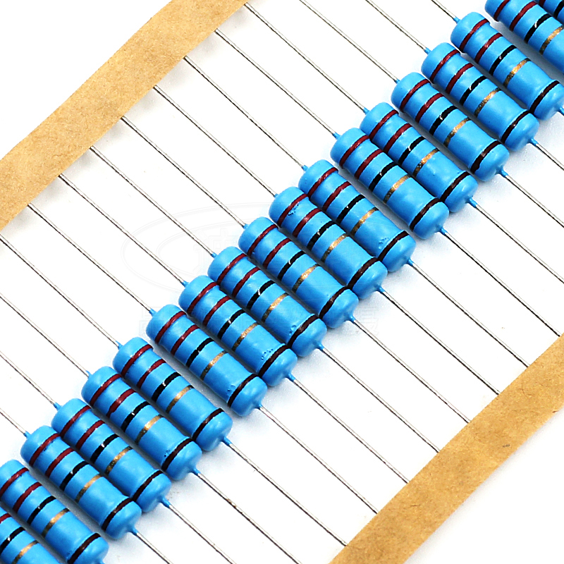 1/4W金属膜电阻3W欧姆1W电阻1/2W1K2K2.2K3K3.3K4.7K5.6K8.2K9.1K