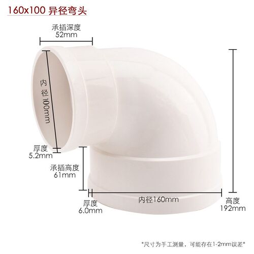 PVC管排水管子下水管道塑料管排风管材管件配件接头 100排水管