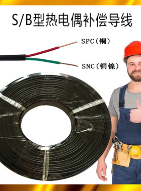 国标S型/B/R型热电偶补偿导线 铂铑热电偶线S测温线精密级SC2*1.0