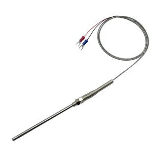 包邮 热电阻M8螺纹进口热电阻芯 J型热电偶WZP187探针式 WRN187