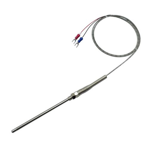 WRN187 E K J型热电偶WZP187探针式热电阻M8螺纹进口热电阻芯包邮