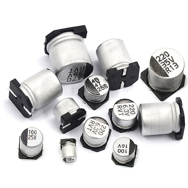贴片铝电解电容器SMD 16V 25V 35V 50V 10UF100UF220UF47UF 470UF
