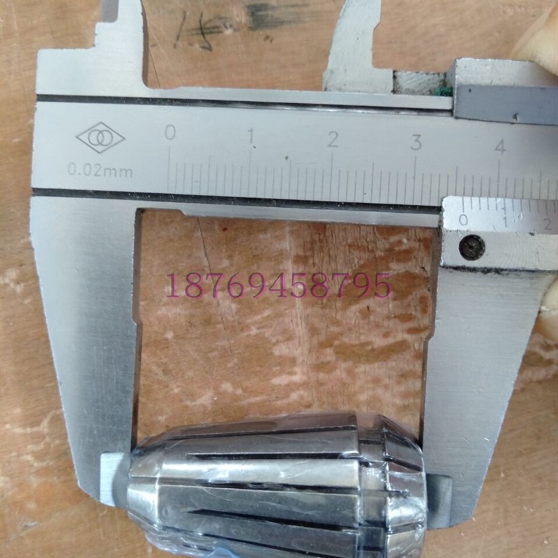 特制磨刀机夹头ER小端夹持ER20-2,3,4,5筒夹加长磨刀机夹头总长36