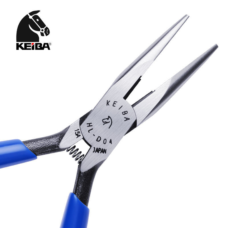 马牌KEbIBA微型尖嘴钳HL-D14无牙珠宝加工5寸钳尖咀钳子HL-D04
