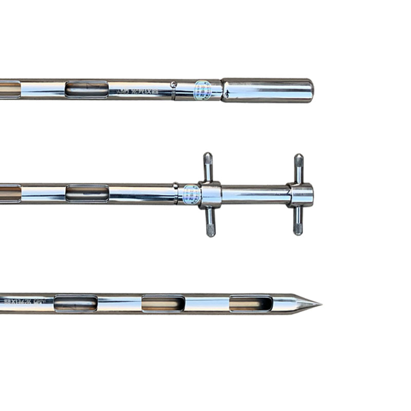 304不锈钢双层粉末取样管 旋转式取样管  水泥 粮食 固体取样器