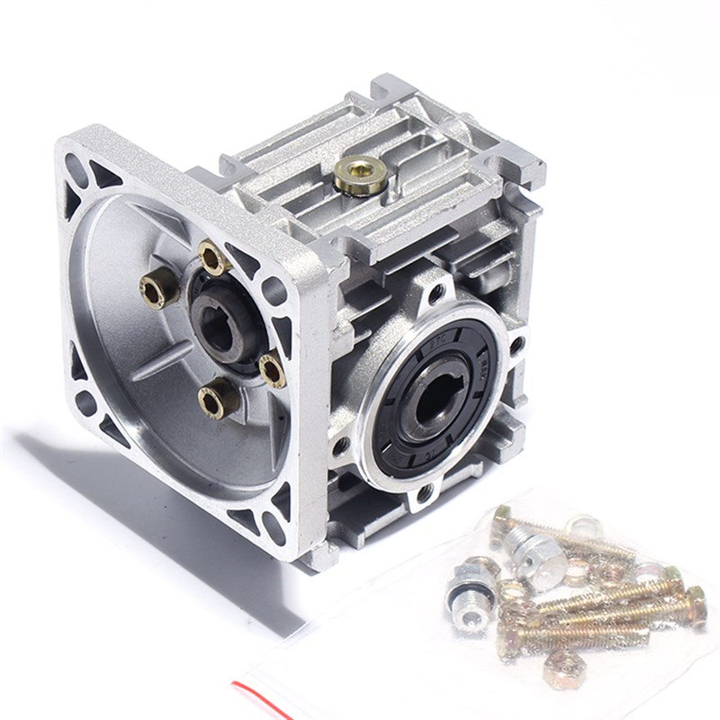 NMRV蜗轮蜗杆减速机57/86/110/130伺服步进马达涡轮减速器齿轮箱