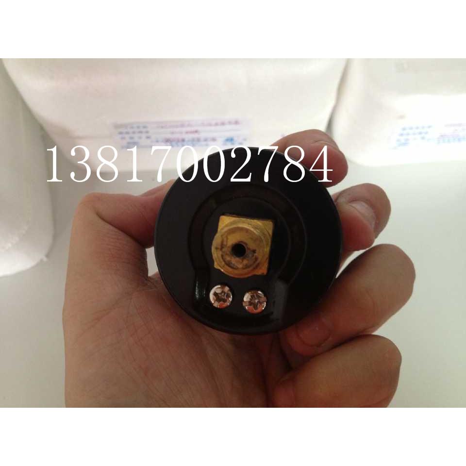 STCIF50MM轴向压力表Y50Z压力表0-0.6MPA/6BAR气压表2分螺纹1/4*