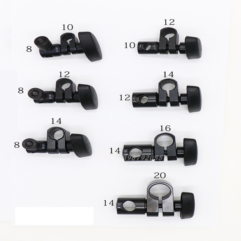 磁性表座链接杆铝夹头固定锁紧夹子夹紧块立柱锁紧旋钮螺母扣件