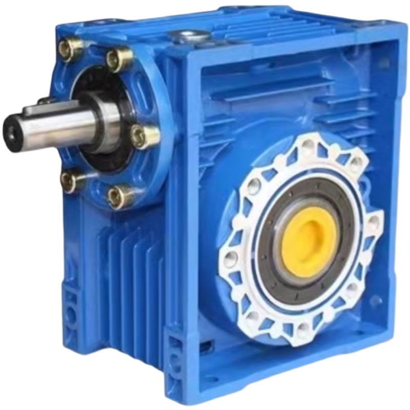 NMRV步进电机伺服蜗轮蜗杆RV30-150铝壳变速箱小型减速器带电机齿