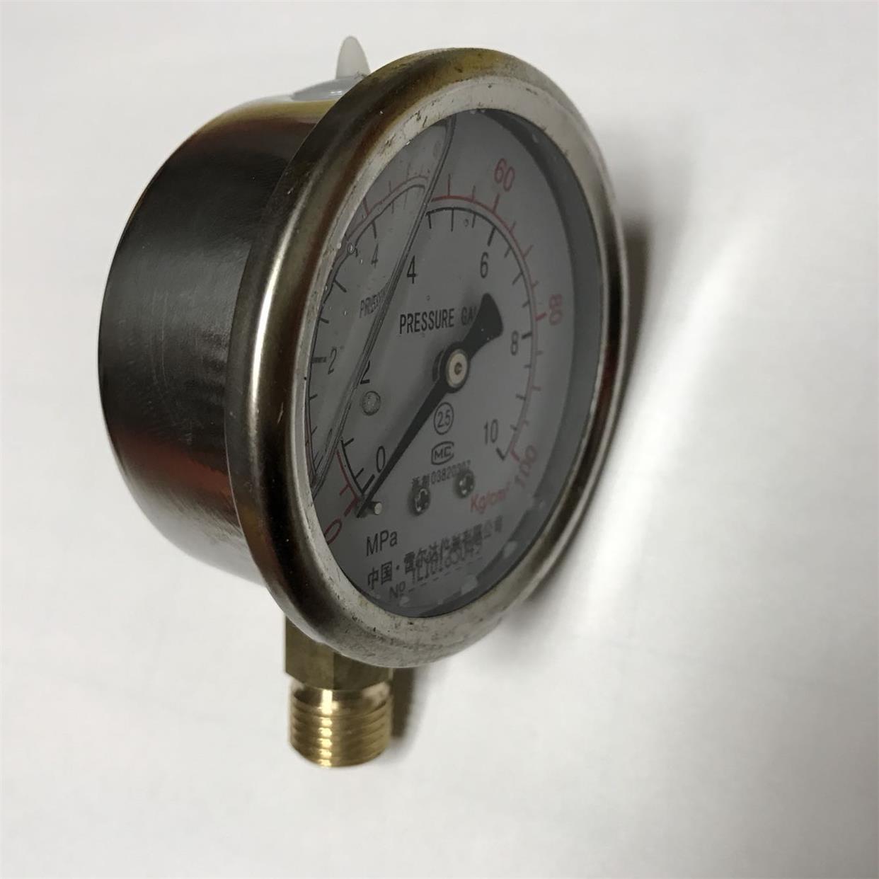 雷尔达牌耐震压力表 YN-60 0-10mpa 100kg/cm2 pressure gauge*