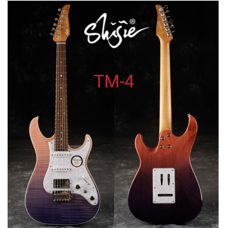 世杰Shijie TM-4 TM-5 Tone Master 2023新款絮状贴面电吉他