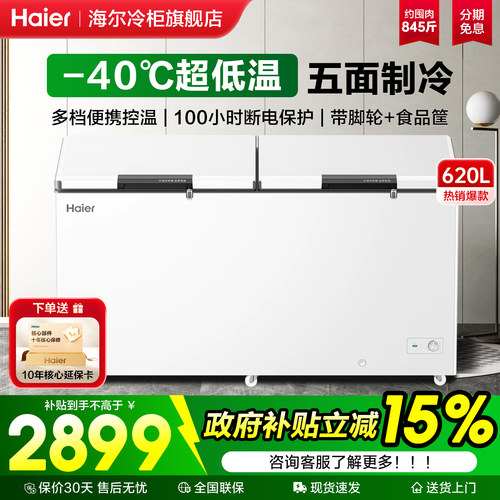 【热销爆款】海尔商用大容量冰柜