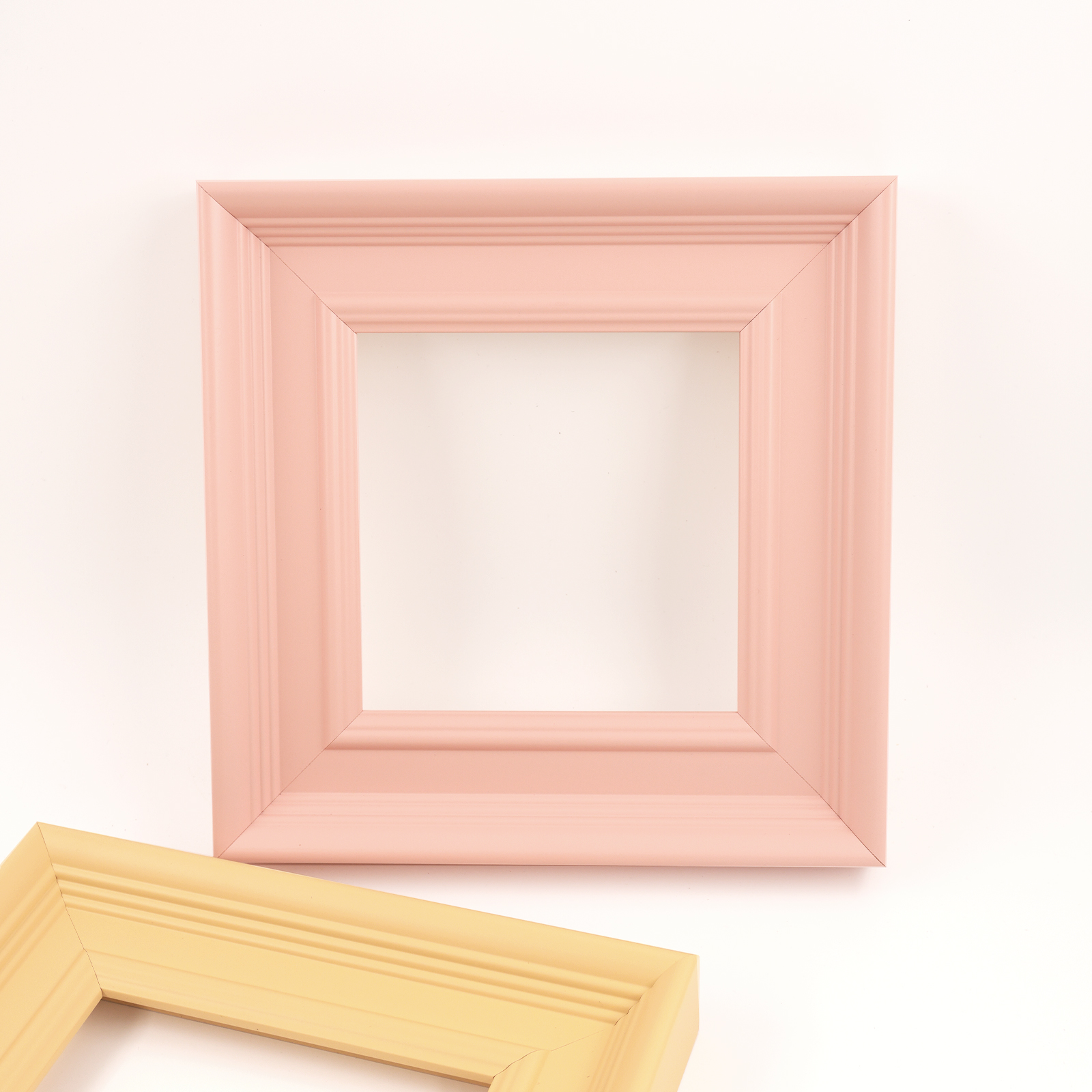 乙霏家居美式法式中古粉色51mm油画简约古董框实木摆台装饰画画框