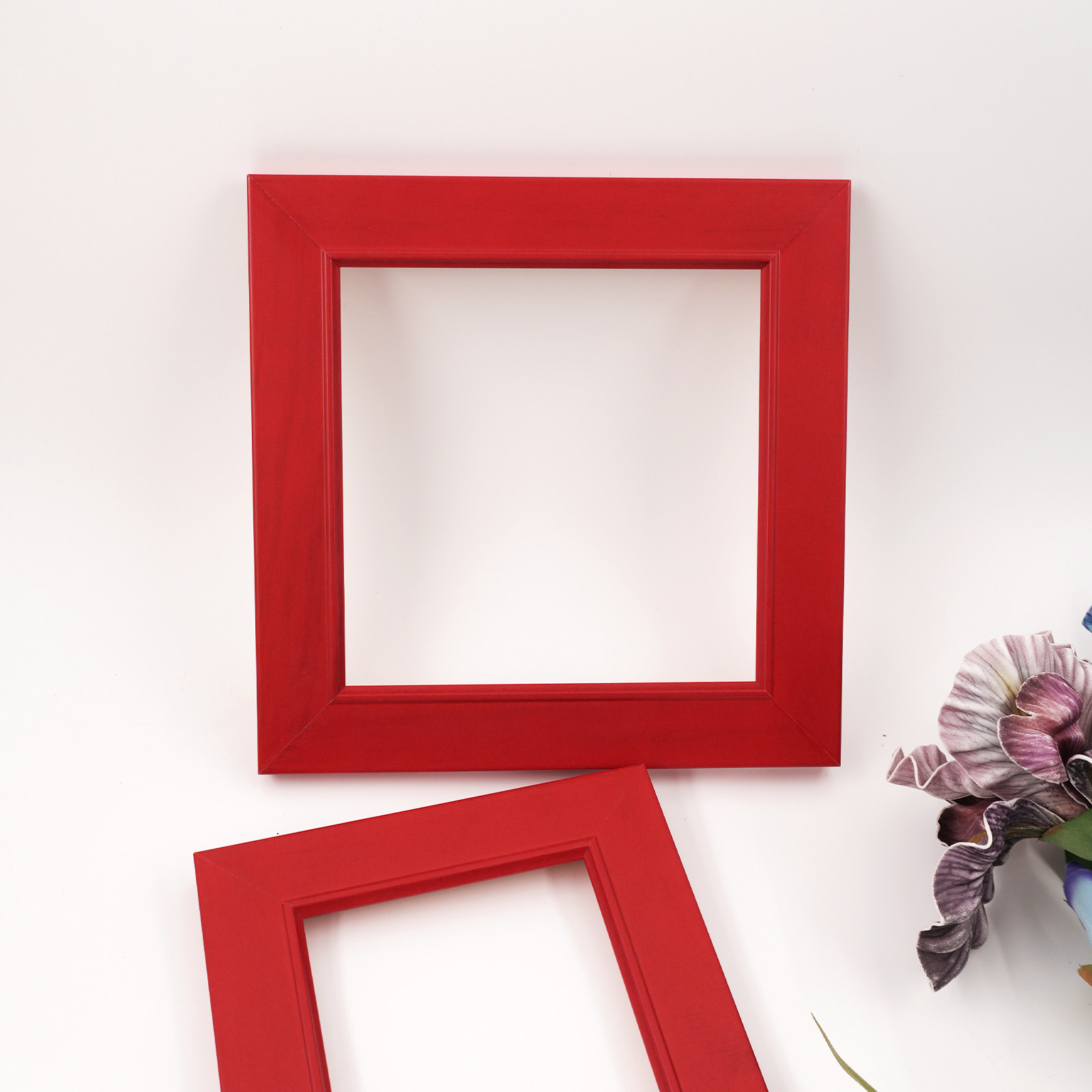 欧式法式中古复古红色30mm油画古董框复古摆台装饰画实木相框装裱