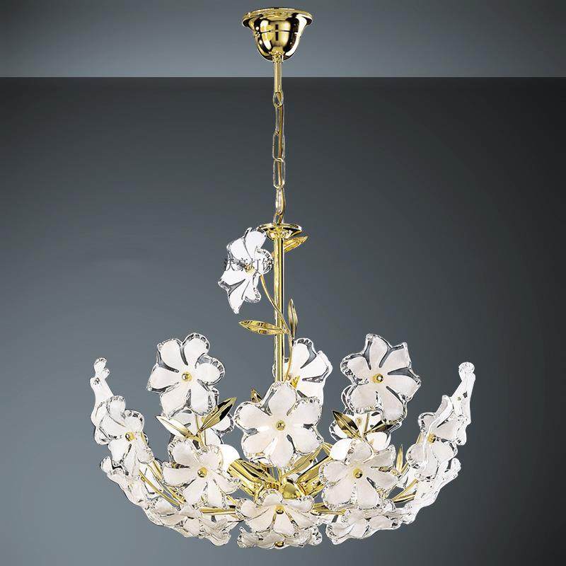 后现代创意圆形家居北欧田园吊灯卧室led树枝梅花灯餐厅楼梯吊灯