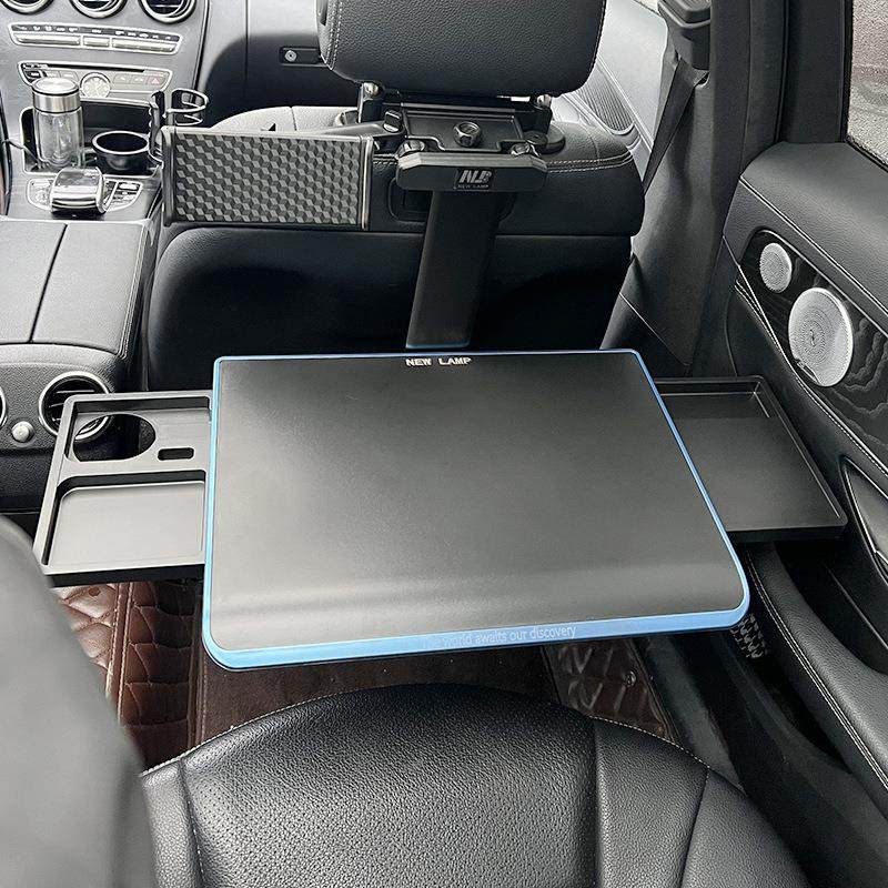 汽车内餐桌板车载小桌板折叠桌后座椅后排车用车上吃饭桌电脑桌子