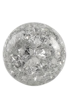 水晶球配件假山气泡球冰裂球玻璃球喷泉流水盆景摆件易王之