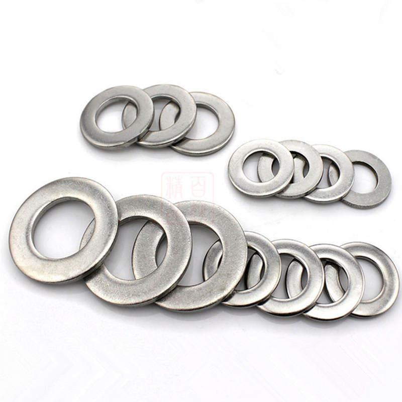 M3.5X6.5X0.5【100只】平垫片F30J4不锈钢弹垫介子华司金属垫圈