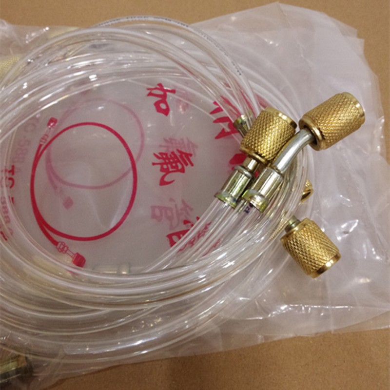 热销空调充氟压力表 三通加x氟表阀 冷媒表 冰箱压力表维修工具