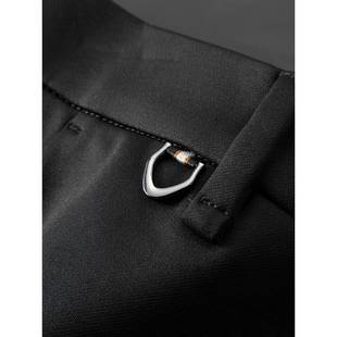 佐基亚男士商务休闲西裤春秋款加肥加大码胖子宽松长裤百搭直筒裤