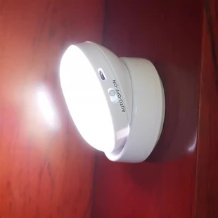 人体感应灯 可旋转感应小夜灯 充电床头灯过道走廊楼梯.灯月子孕