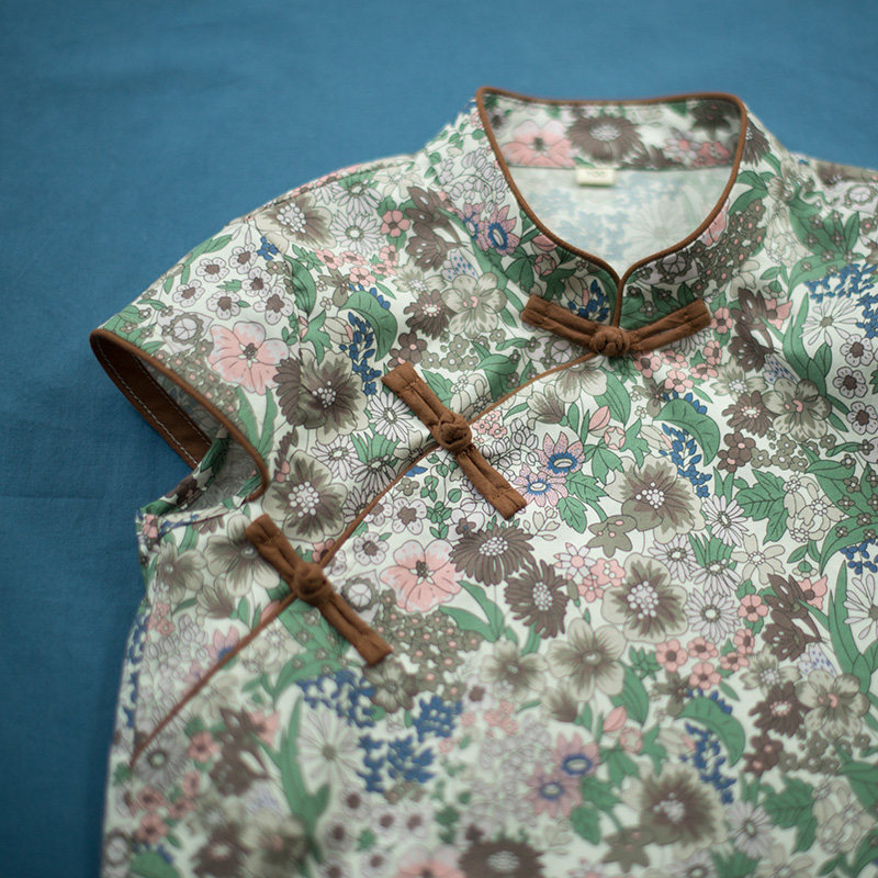 新中式连衣裙儿童服装女童汉服裙旗袍