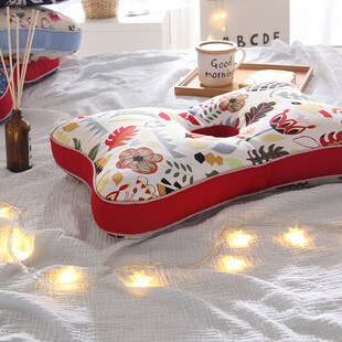 全棉粗布荞麦枕头 护耳荞麦皮枕头枕芯成人枕老人枕