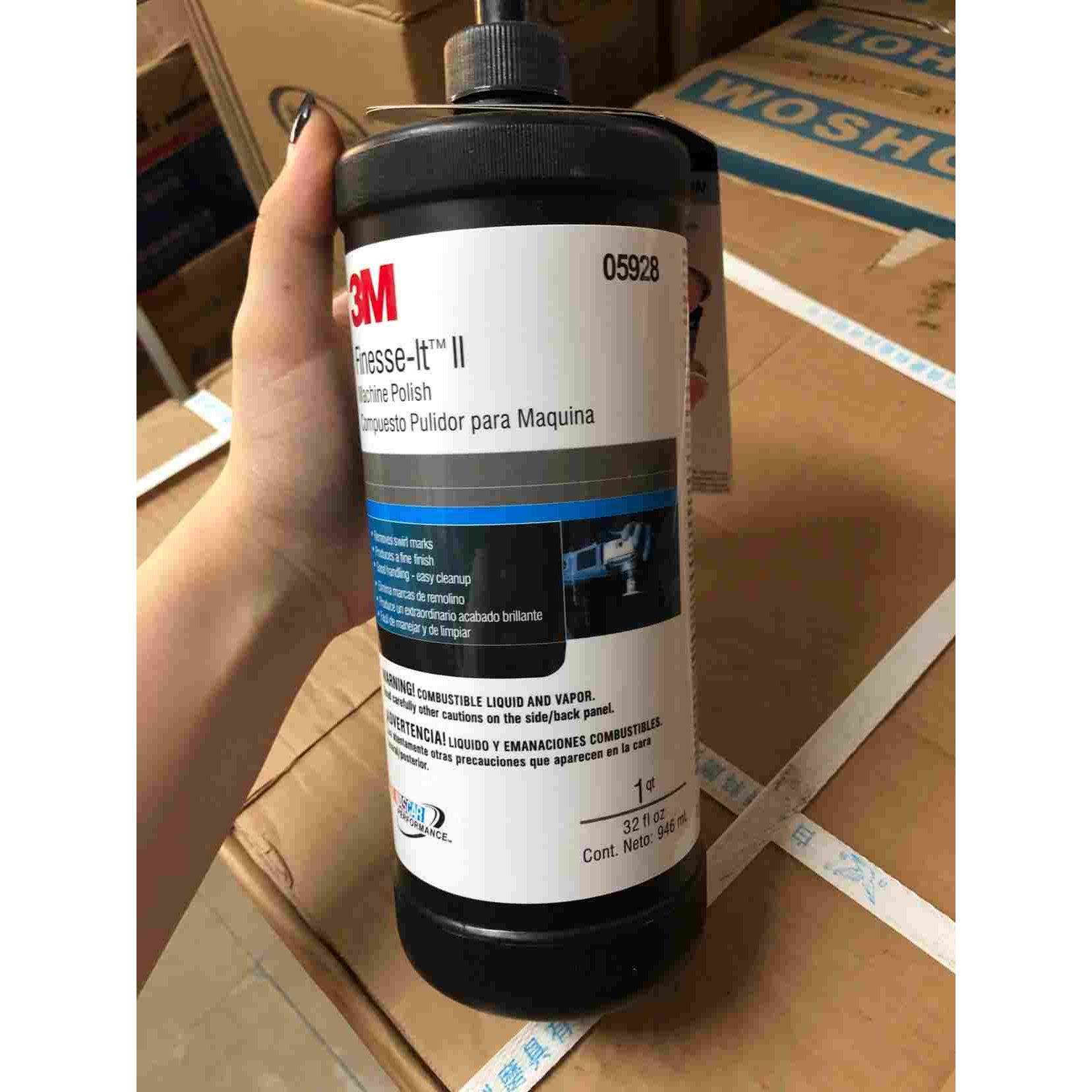 3M05928白蜡汽车家具漆面修复抛光打蜡上光保护剂液体蜡钢琴