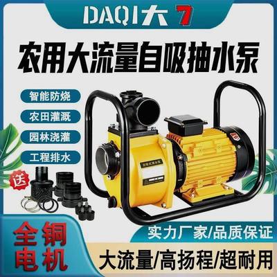 家用电动抽水机农田灌溉大流量电机自吸泵220V380V滴灌高扬程水泵